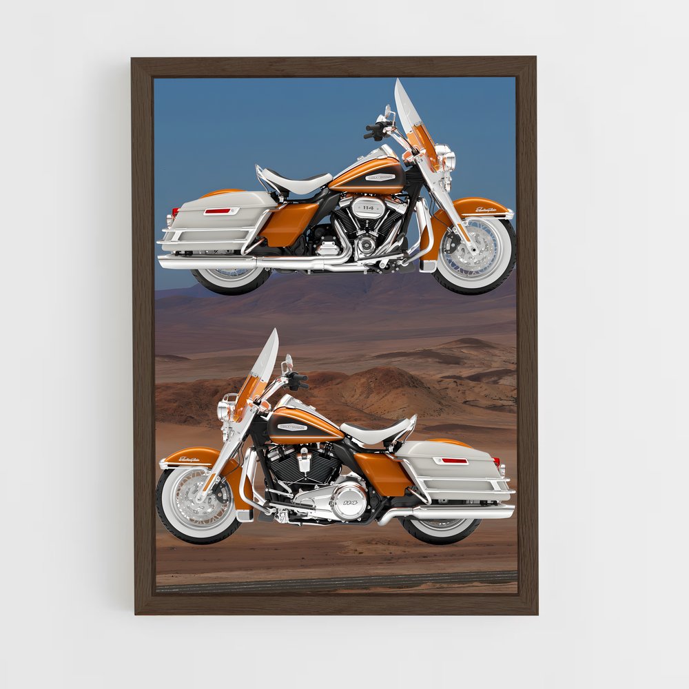 Poster Route du Soleil – affiche Harley-Davidson (vue 5)
